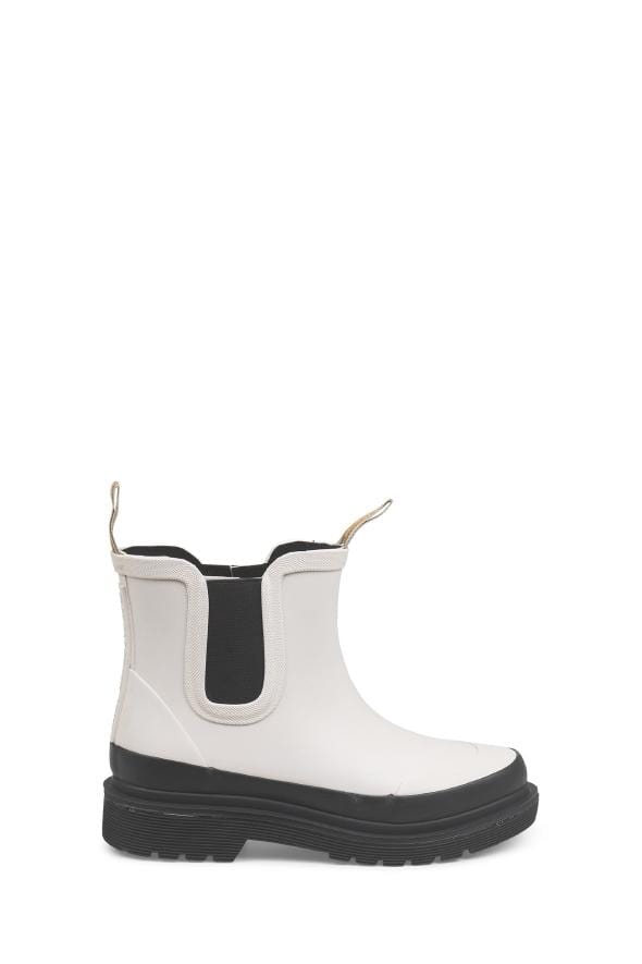 Ilse Jacobsen Short Milky White Rubber Boot - RUB30C