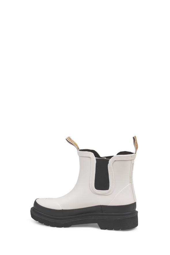 Ilse Jacobsen Short Milky White Rubber Boot - RUB30C