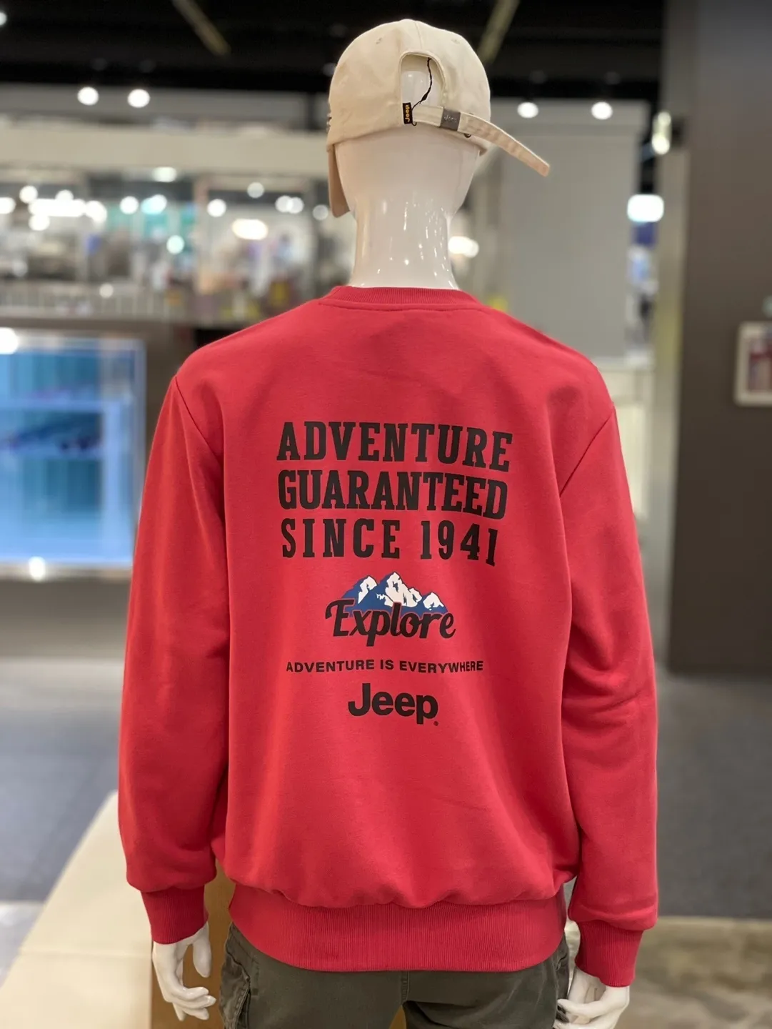 JEEP  |[JEEP]★23FW★Loose Fit EXPLORE Mountain Sweatshirt