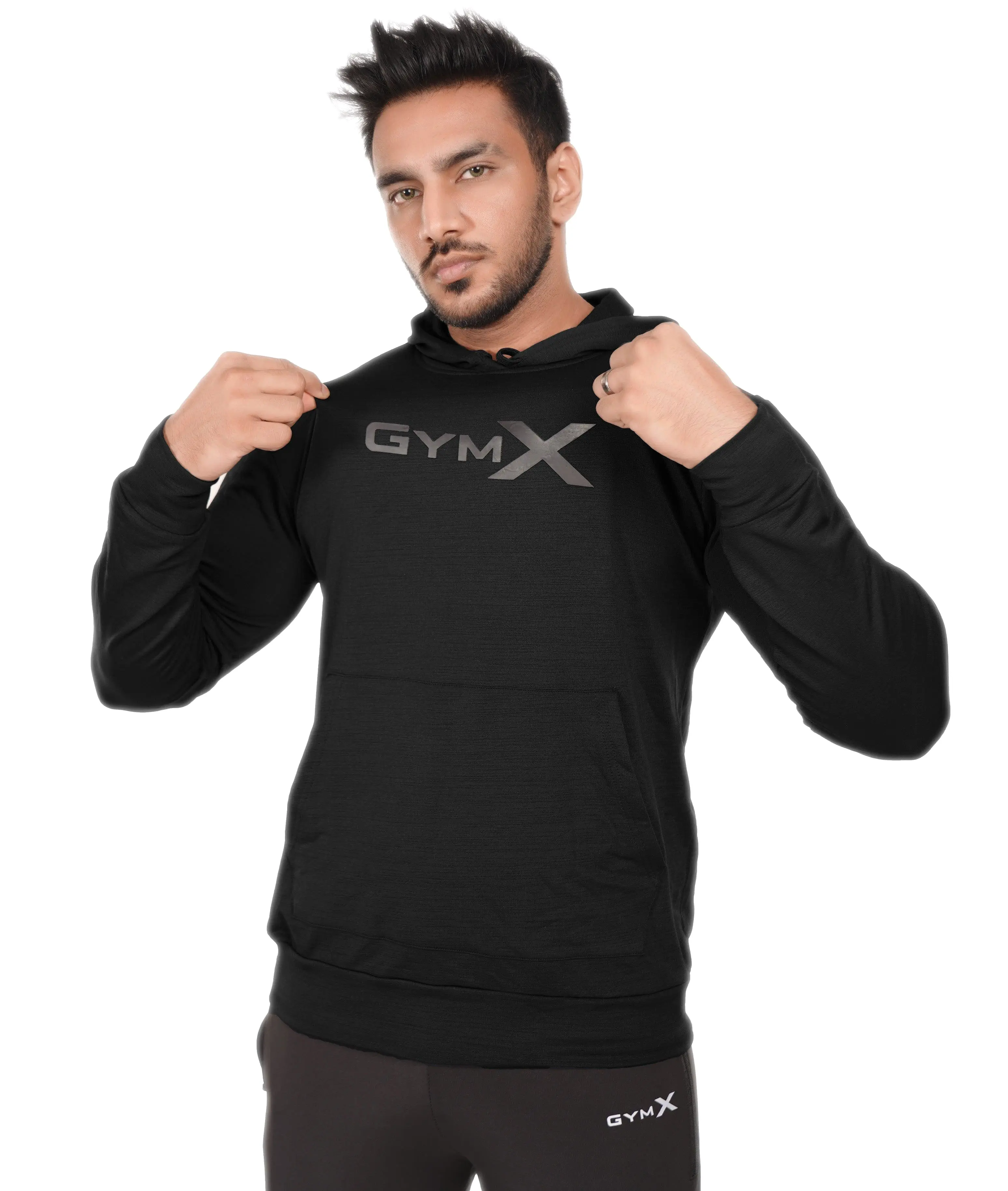 Jet Black GymX Bold Pullover - Sale