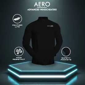 Jet Black Jacket Summer Windcheater - Aero Series