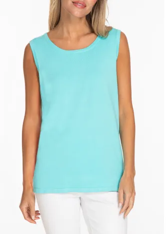 Jewel Neck Tank Sweater