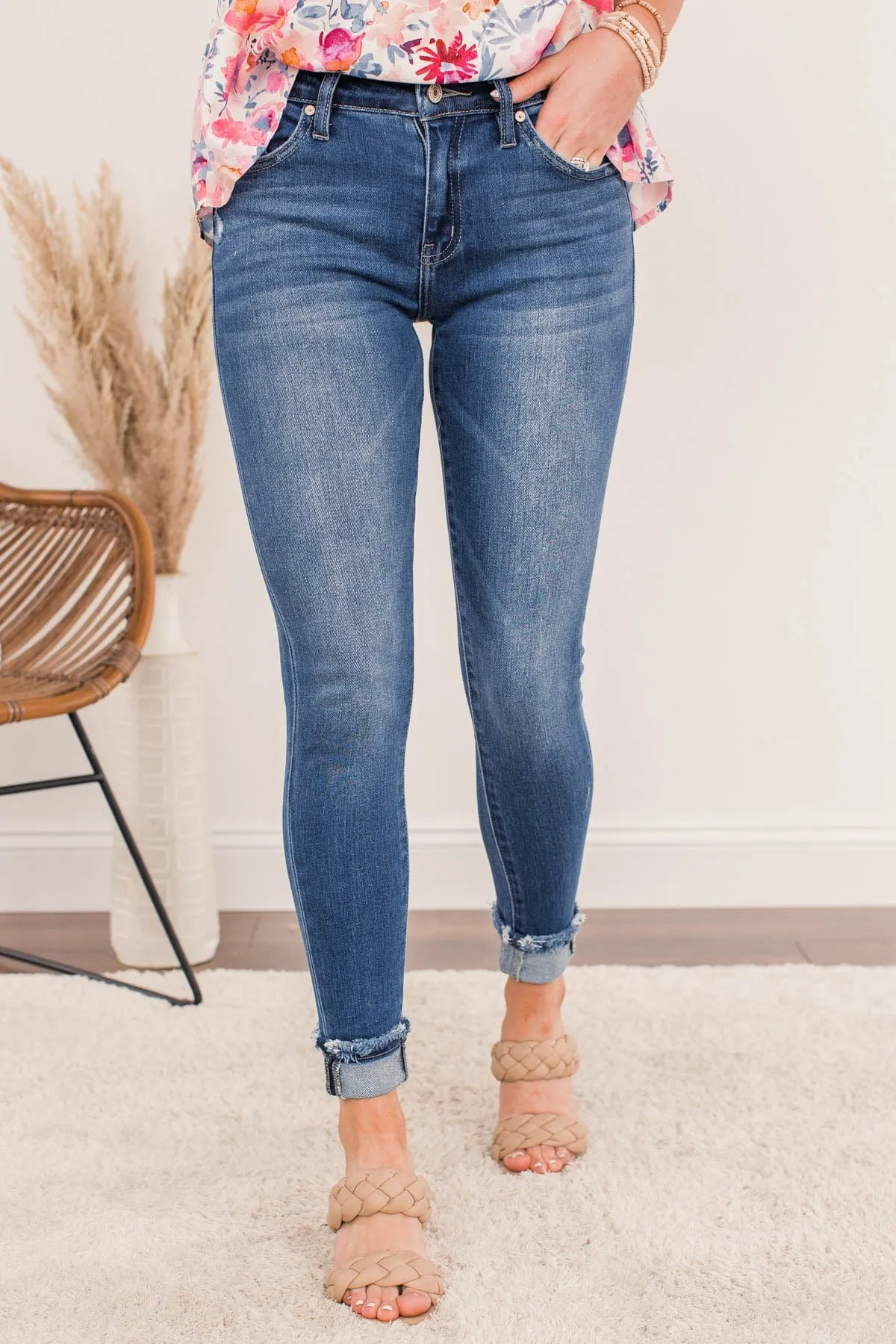 KanCan Skinny Jeans- Medium Cora Wash