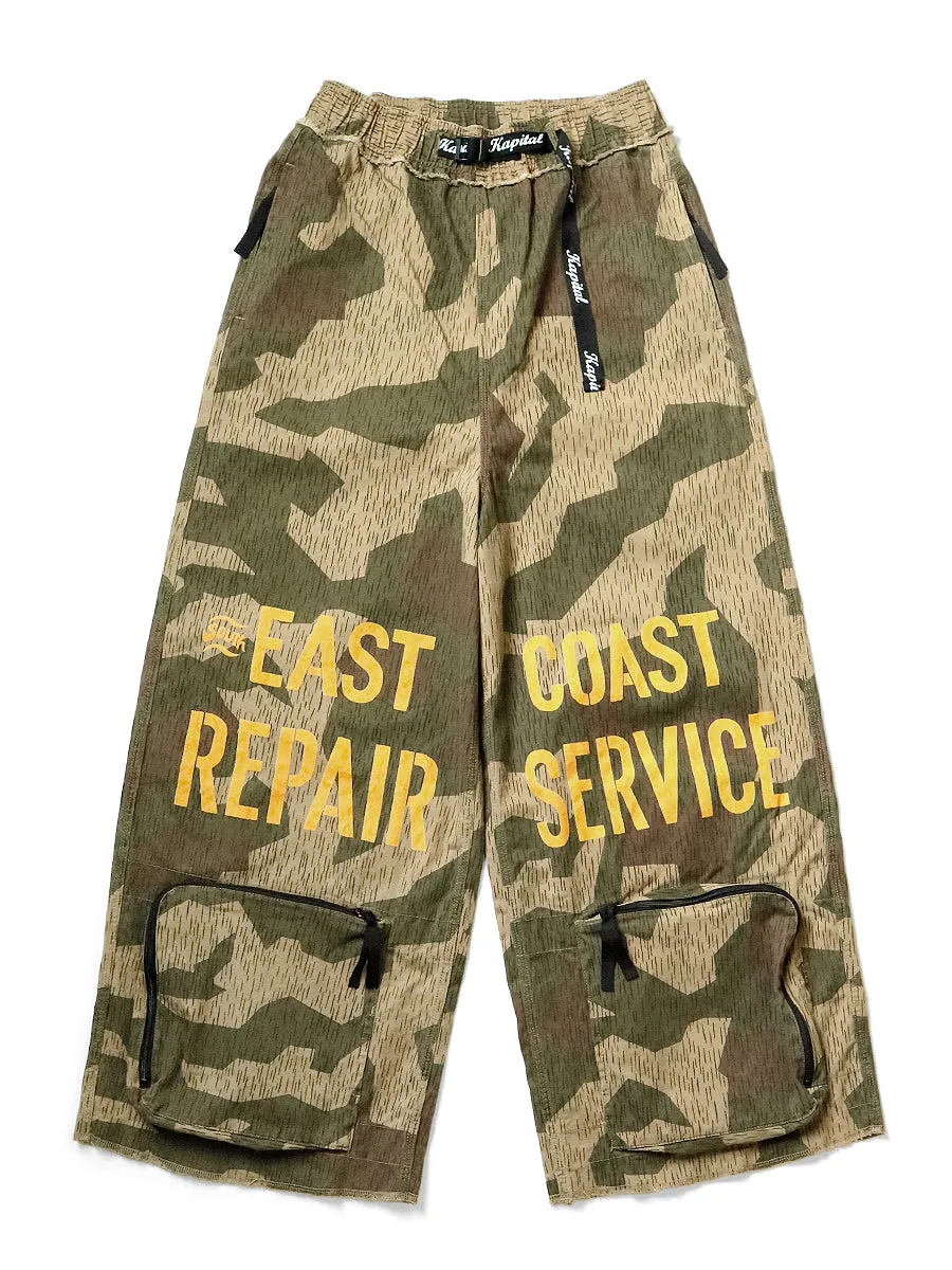 Kapital OX Rain Camouflage pt East Repairman Track Pants