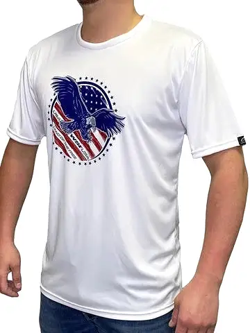 Land of the Free Microtech Loose Fit Short Sleeve Shirt 702ELSSWLM