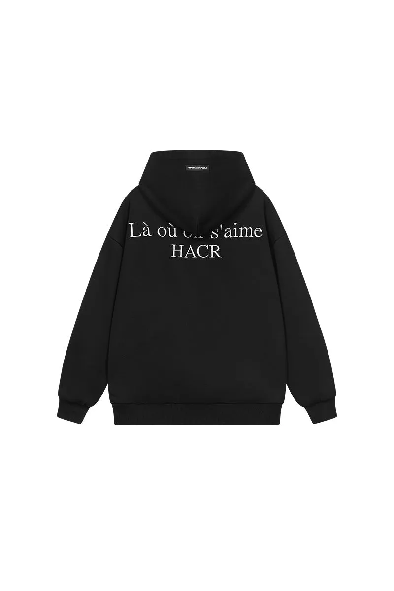 Logo Embroidered Street Hoodie