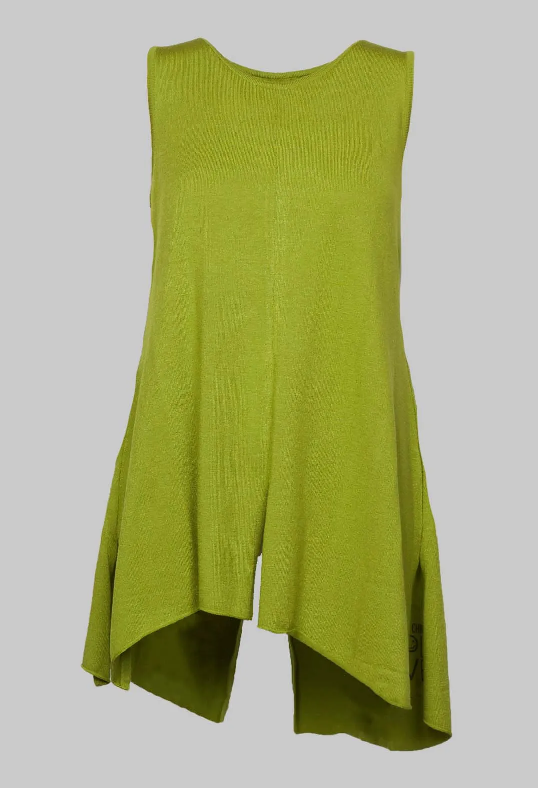 Loose Fit Sleeveless Top in Erba Green