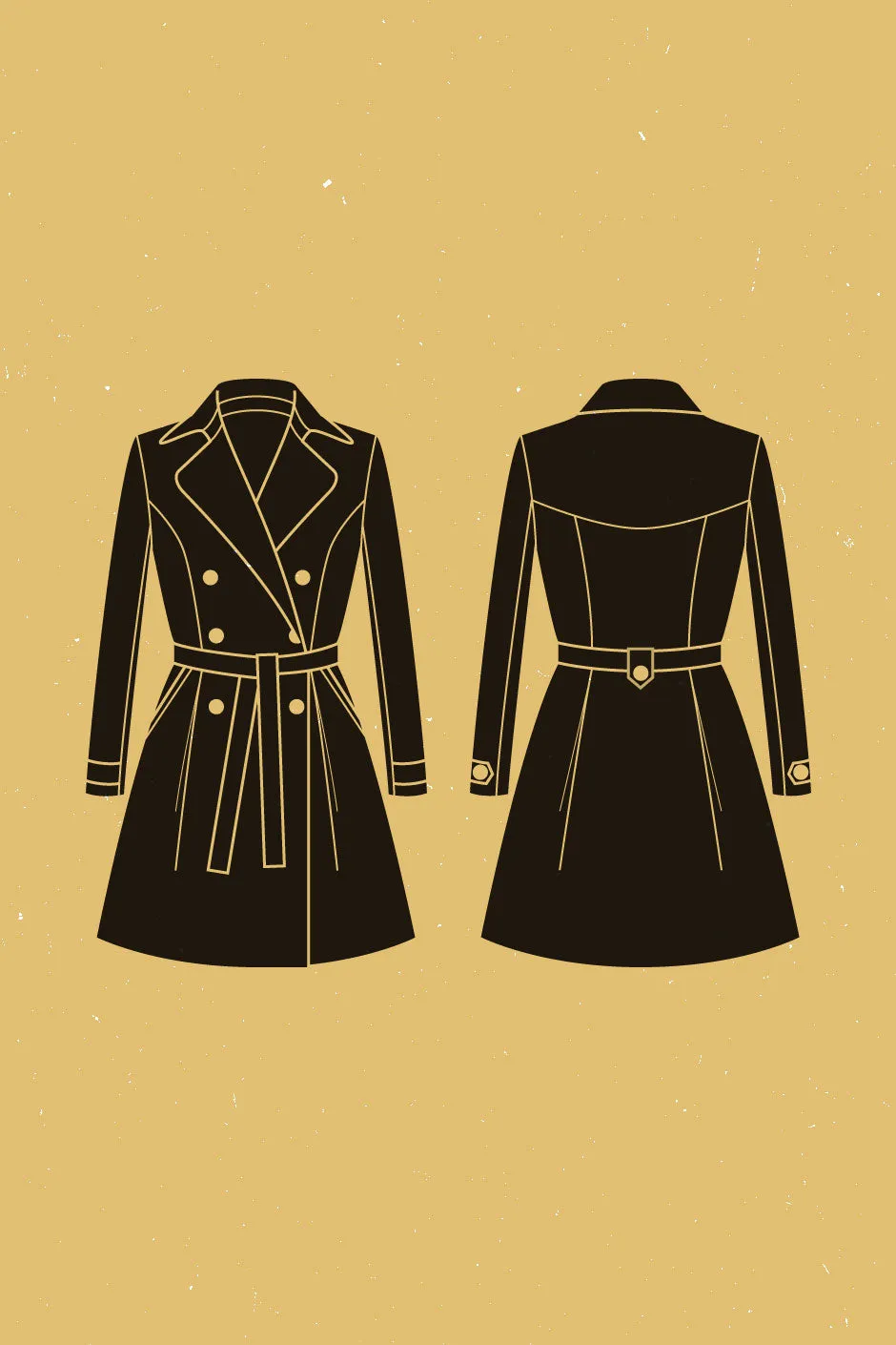 Luzerne Trench Coat Pattern