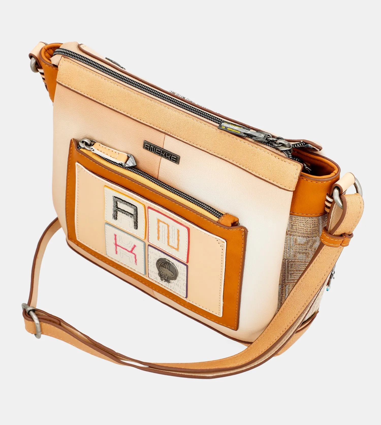 Magic Souls crossbody bag with 3 compartments