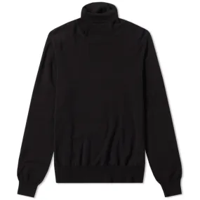 Maison Margiela 14 Cut Out Elbow Patch Turtle Neck KnitBlack