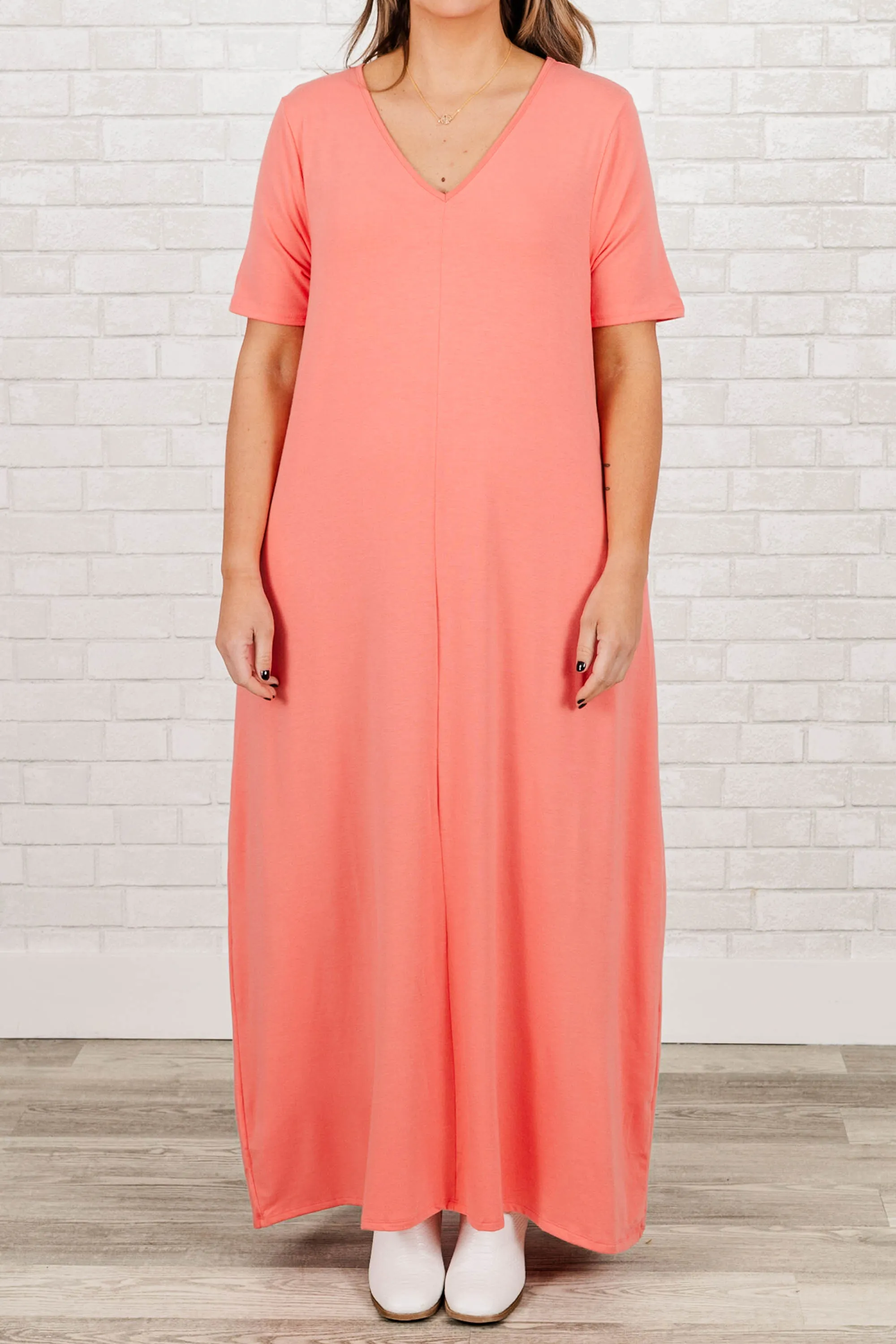 Makin' Waves Maxi Dress, Ash Rose