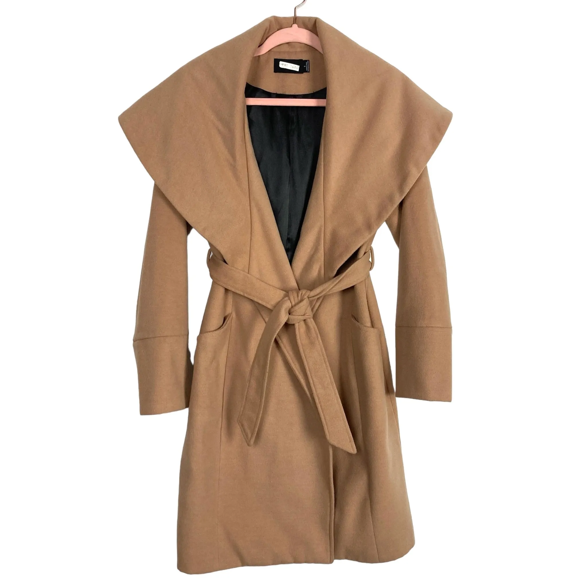 Mink Pink Tan Belted Jacket- Size S