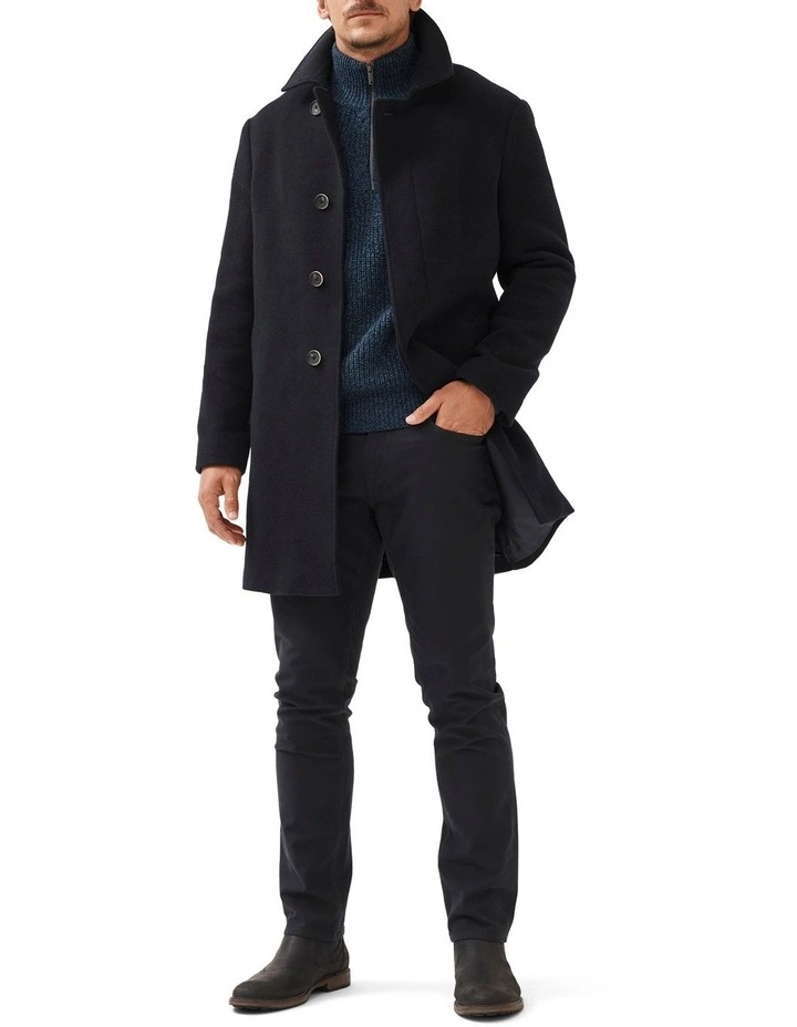 Murchison Coat in Midnight