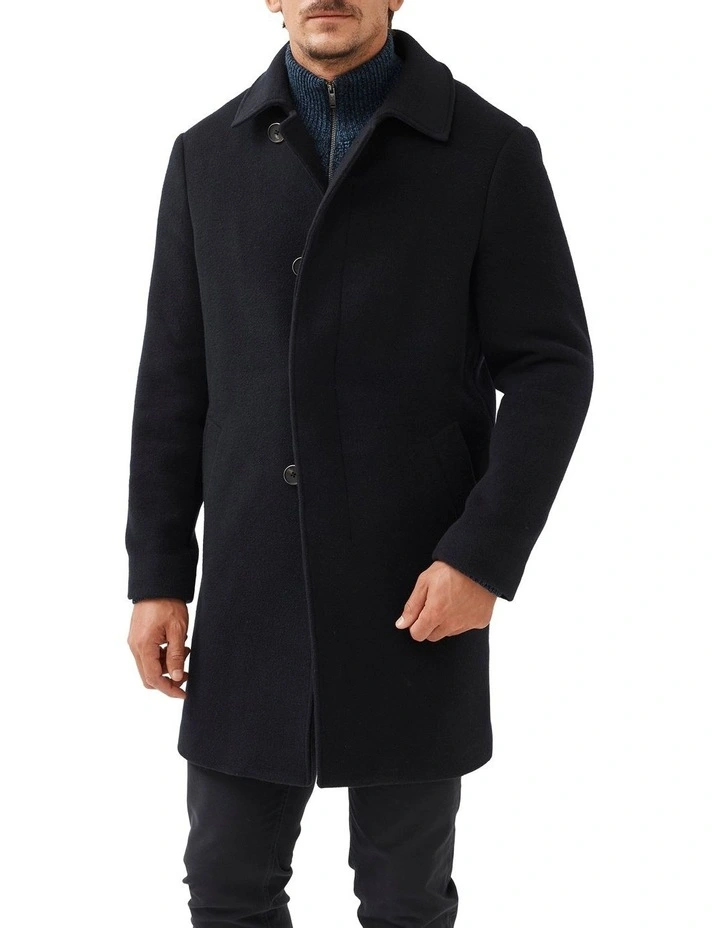 Murchison Coat in Midnight