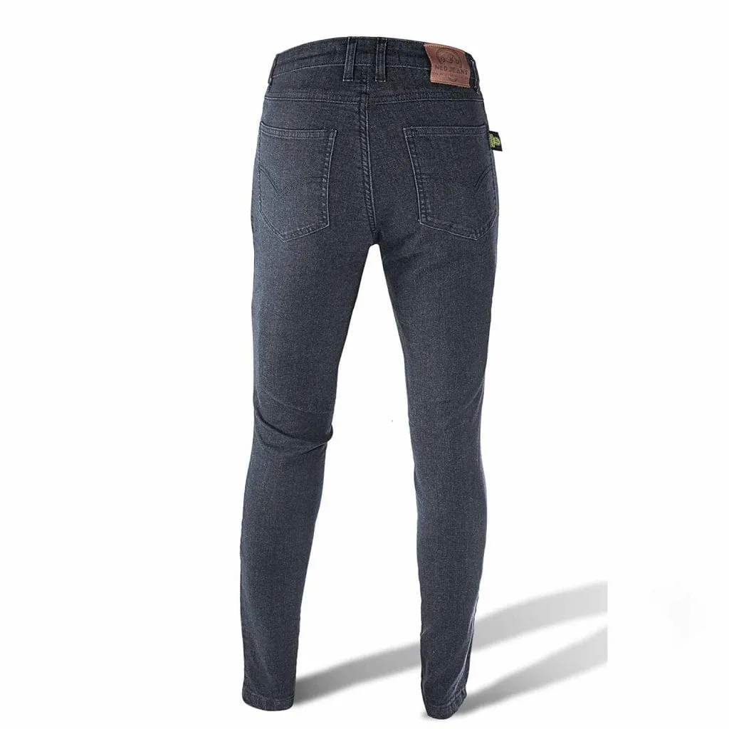 NEO WOMEN MOTORCYCLE JEANS – DARK GREY