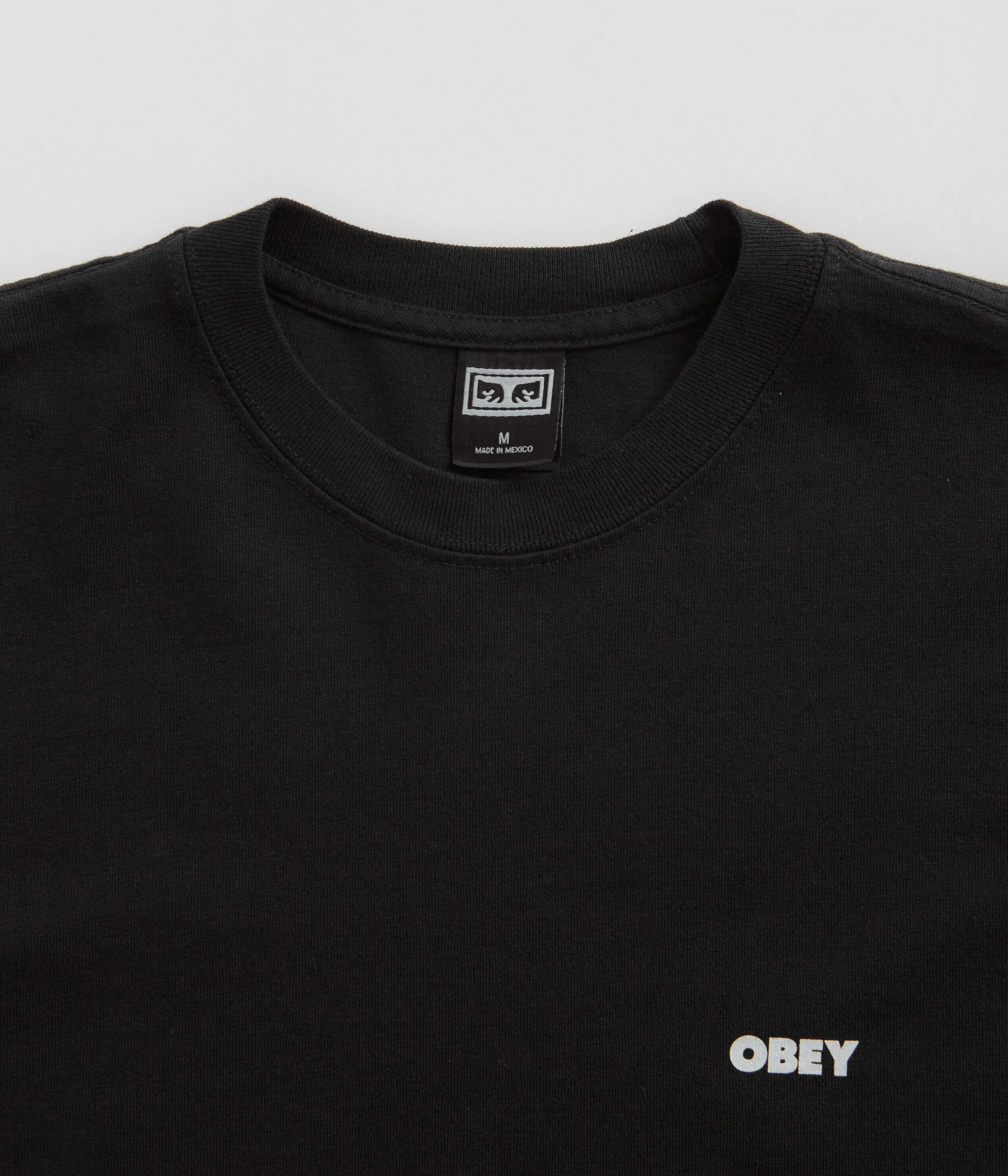 Obey Bold Icon Heavyweight T-Shirt - Jet Black