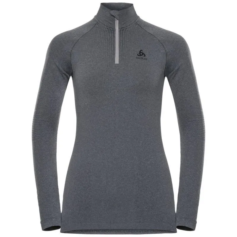 Odlo  Performance Warm BL Top Turtle Neck L/S Half Zip - Maglietta termica - Donna