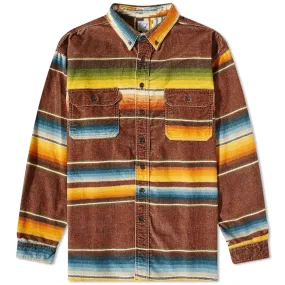 Orslow Loose Fit Mexican Rag Print ShirtMexican Rag