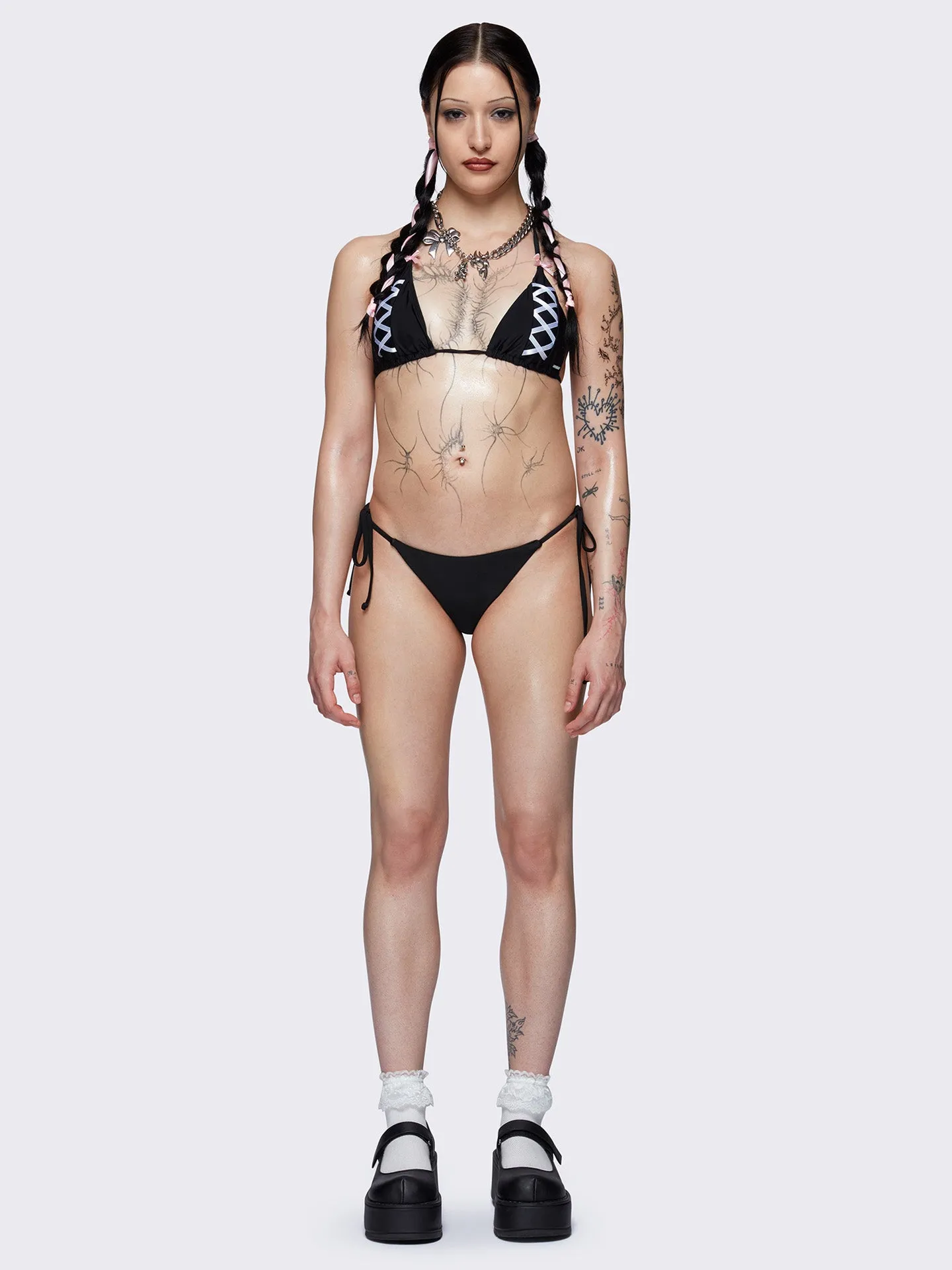 Pami Bows Tie Side Bikini Bottoms