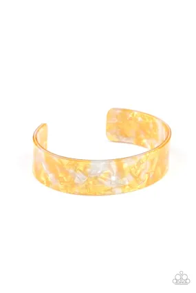 Paparazzi Glaze Daze - Yellow Bracelet