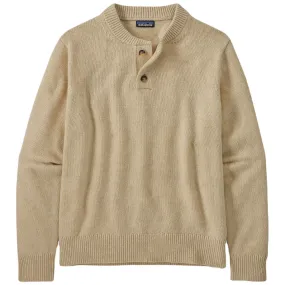 Patagonia Men's Natural Recycled Wool-Blend Buttoned Sweater