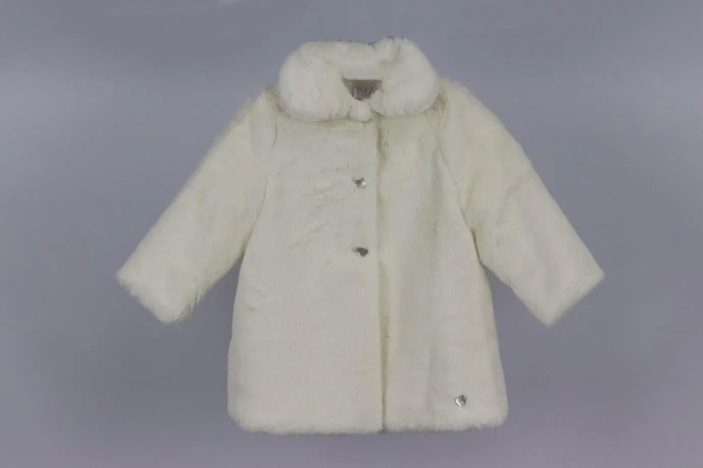 PAZ RODRIGUEZ BABY GIRLS FAUX FUR COAT 18 MONTHS