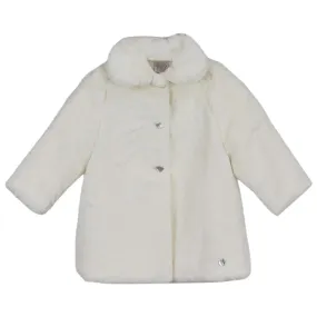 PAZ RODRIGUEZ BABY GIRLS FAUX FUR COAT 18 MONTHS