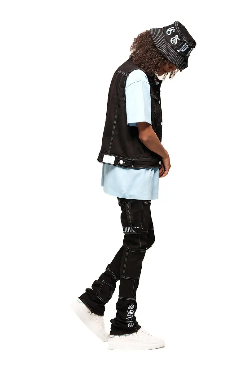 PHEELINGS DEFYING ODDS VEST (JET BLACK/COLUMBIA BLUE)