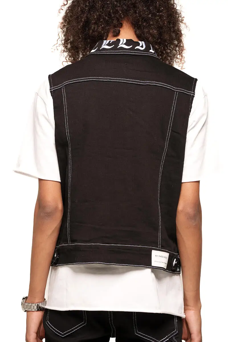 PHEELINGS DEFYING ODDS VEST (JET BLACK/WHITE)