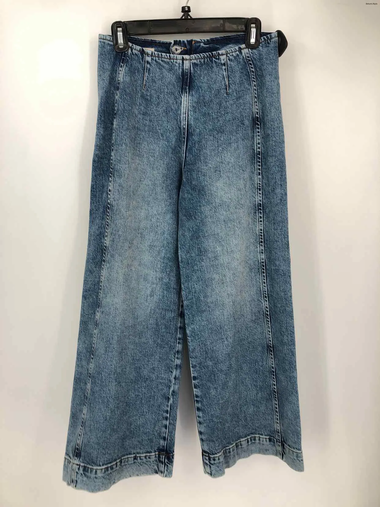 PILCRO Blue Denim Wide Leg Size 27 (S) Pants