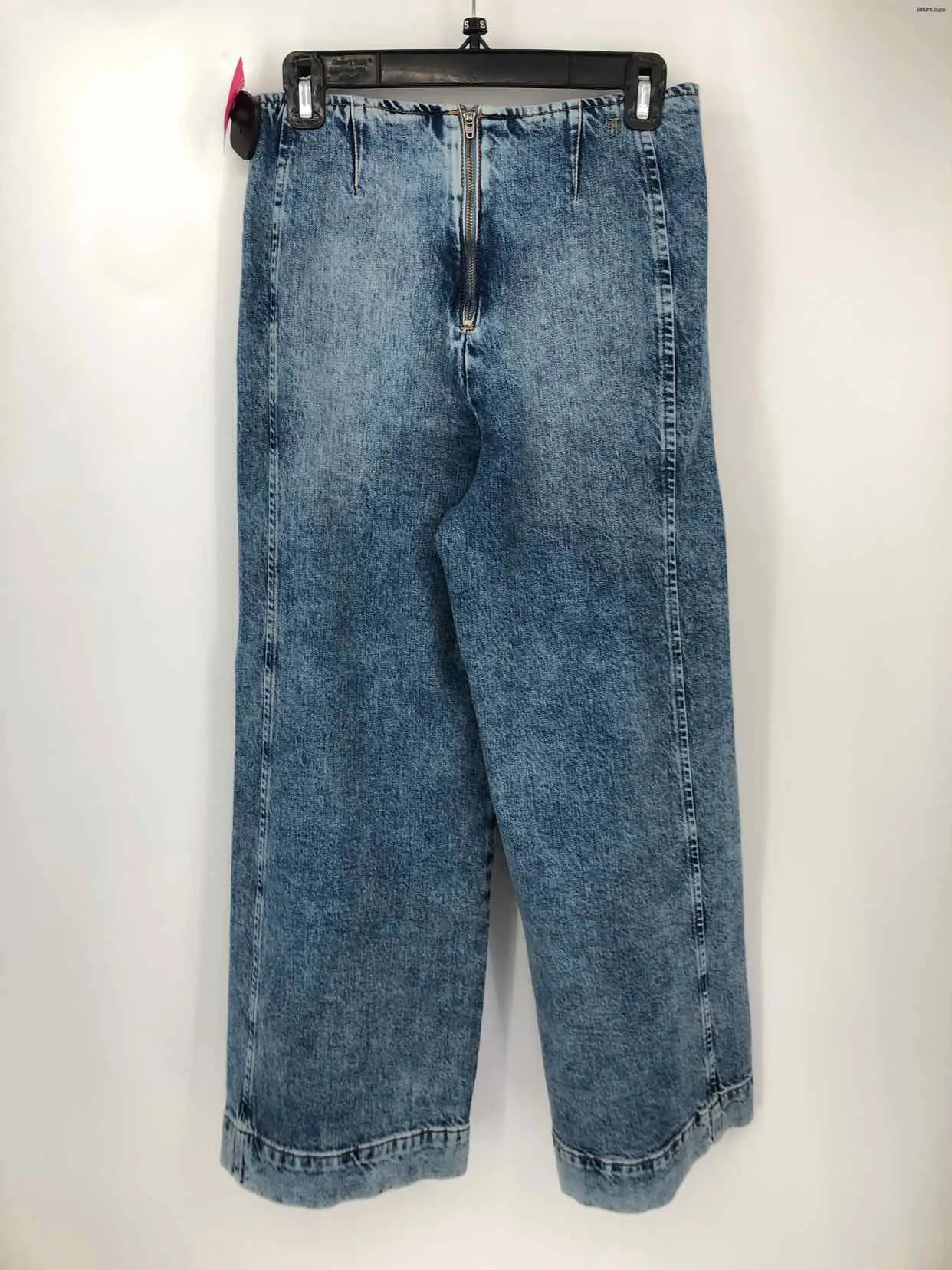 PILCRO Blue Denim Wide Leg Size 27 (S) Pants