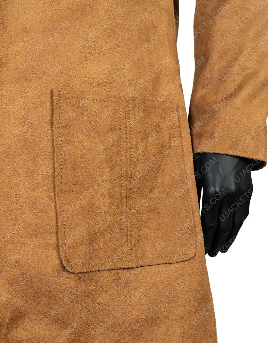 Poe Dameron StarWars The Rise Of Skywalker Coat | Brown Leather Coat