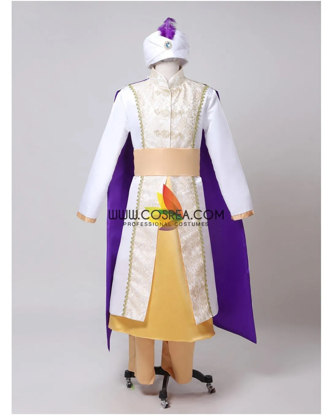 Prince Ali Brocade Satin Cosplay Costume