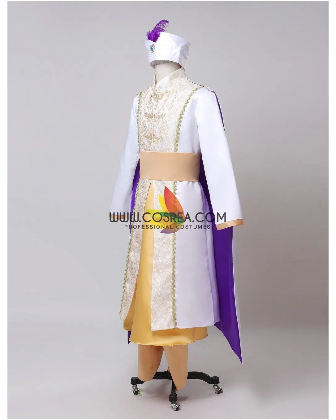 Prince Ali Brocade Satin Cosplay Costume