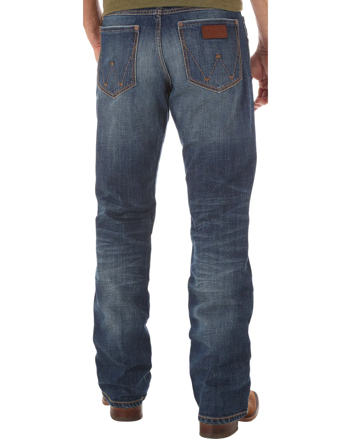 Product Name:  Wrangler Retro Men's Relaxed Fit Dark Wash Boot Cut Jeans - Big and Tall