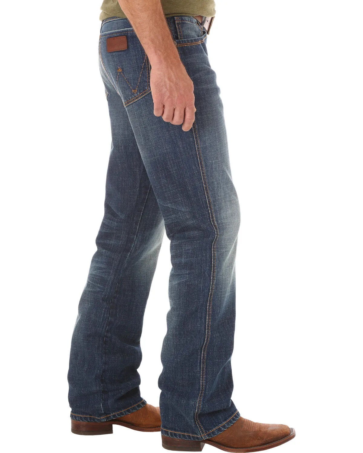 Product Name:  Wrangler Retro Men's Relaxed Fit Dark Wash Boot Cut Jeans - Big and Tall