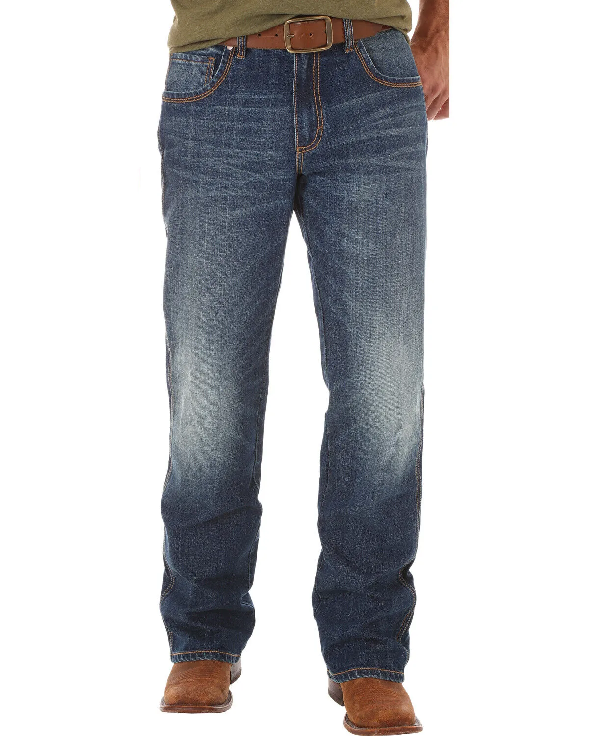 Product Name:  Wrangler Retro Men's Relaxed Fit Dark Wash Boot Cut Jeans - Big and Tall