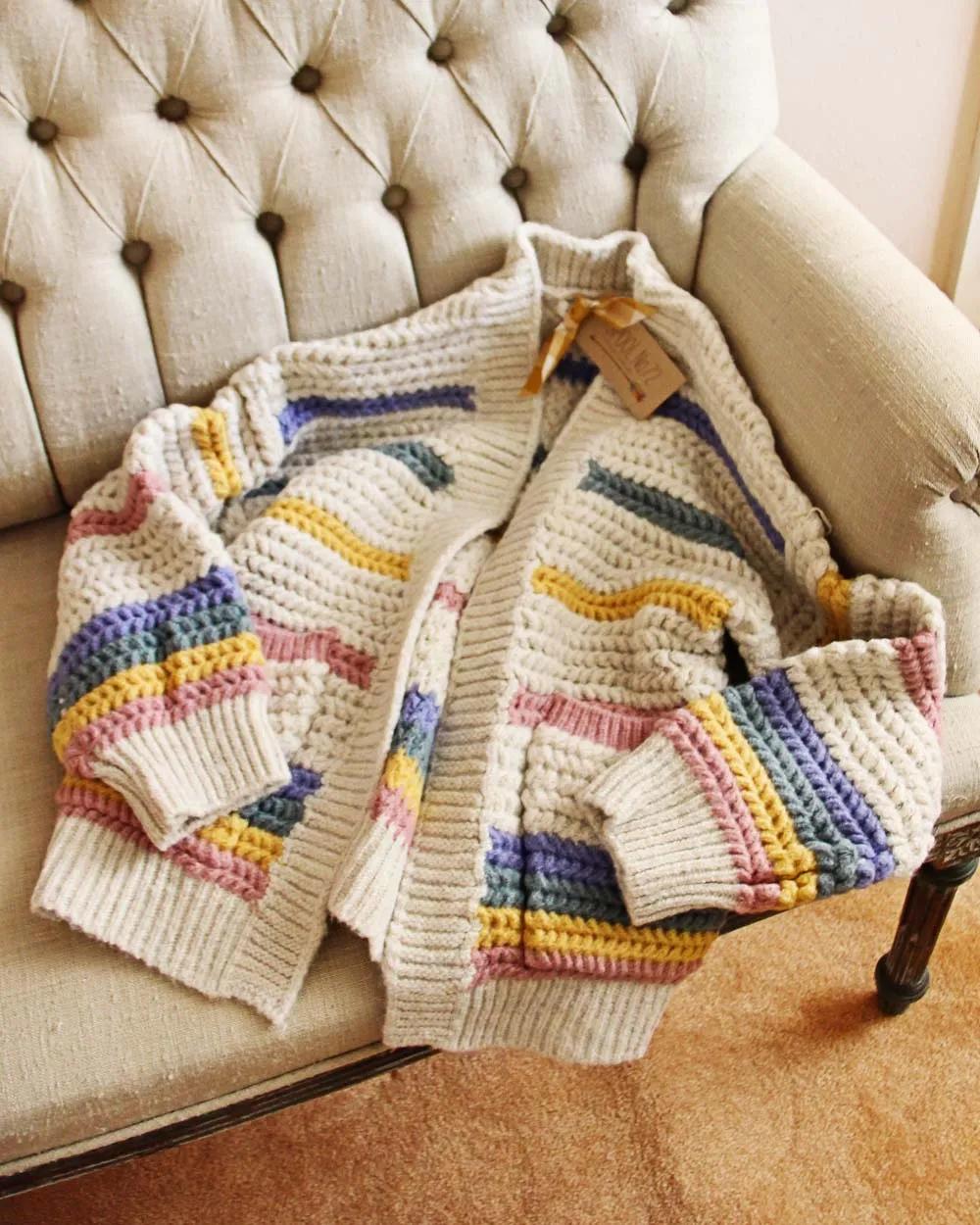 Rainbow Fisherman's Sweater