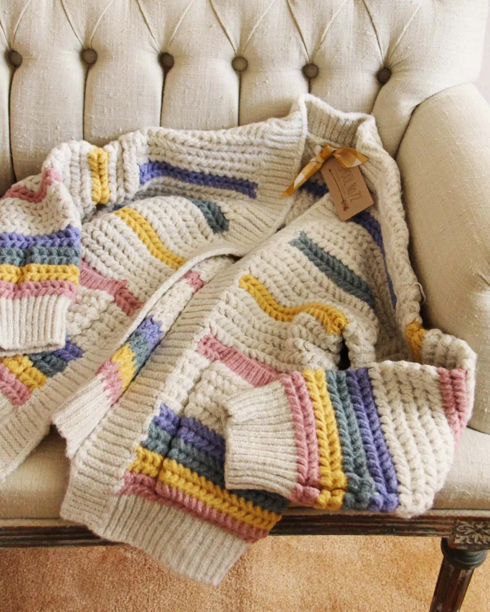 Rainbow Fisherman's Sweater