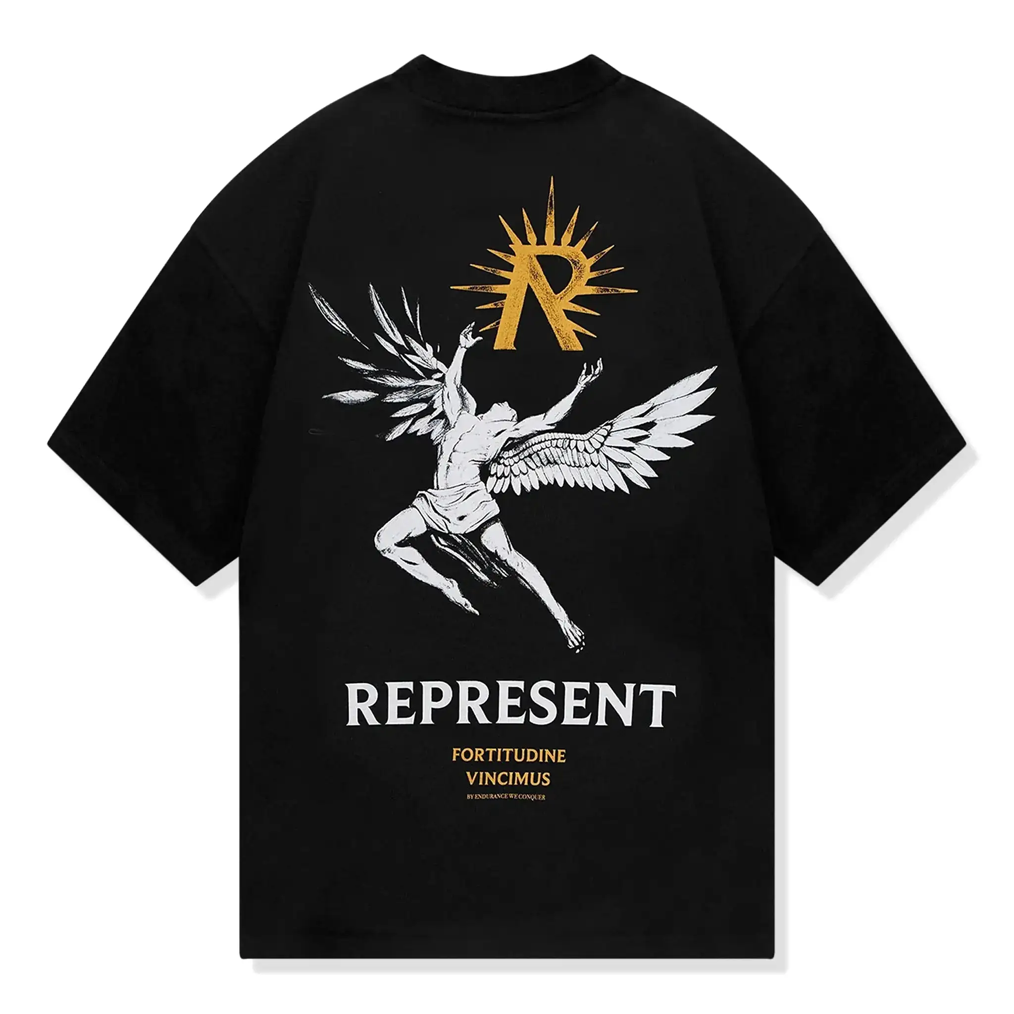 Represent Icarus Jet Black T Shirt