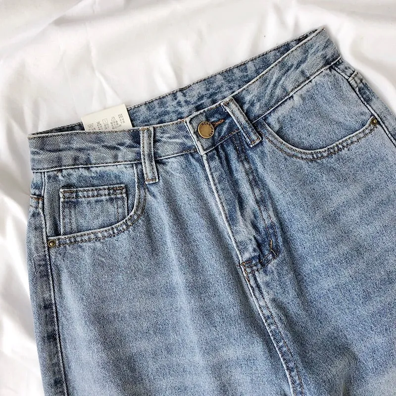 RETRO HIGH WAIST WIDE-LEG JEANS