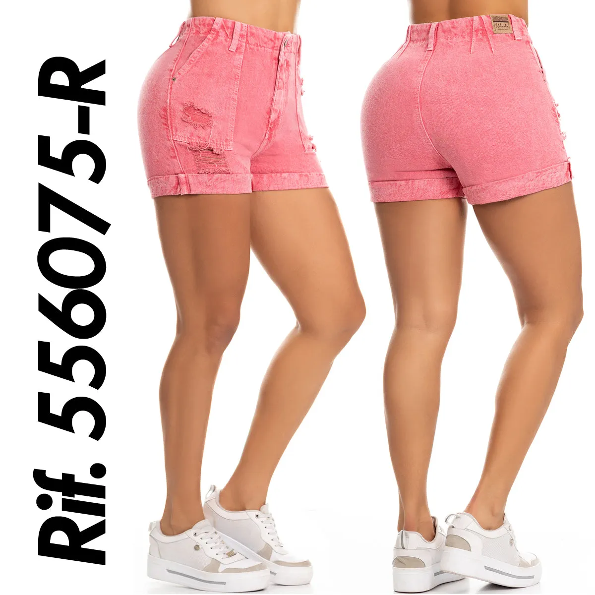 RIF. 556075 Rosa Short Donna Push up