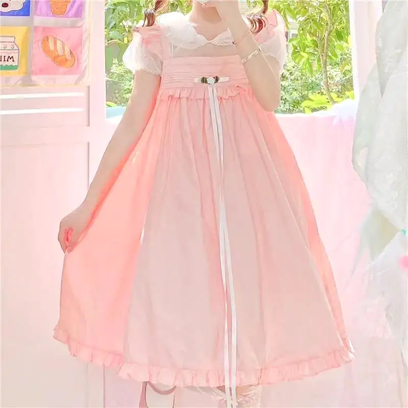 Rosie Pastel Kawaii Aesthetic Kawaii Princess Lolita Babydoll Summer Dress