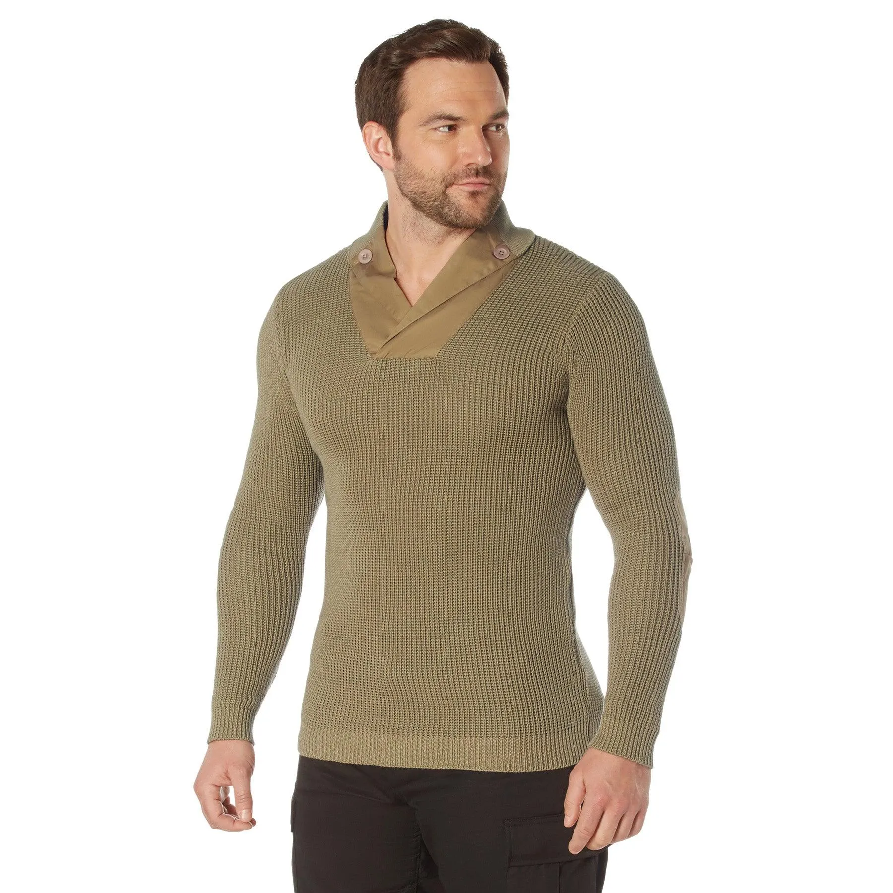 Rothco Mens WWII Vintage Mechanics Sweater - Khaki