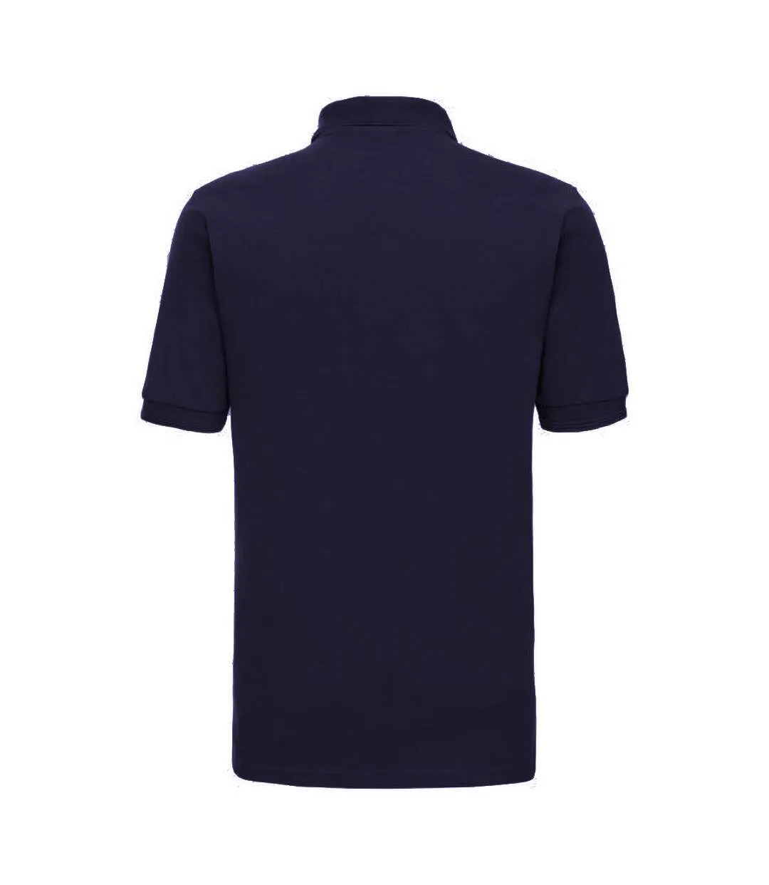 Russell Mens Ripple Collar & Cuff Short Sleeve Polo Shirt (French Navy) - UTBC572