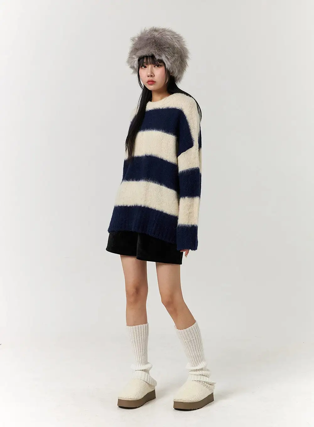 Soft Stripe Sweater CJ404