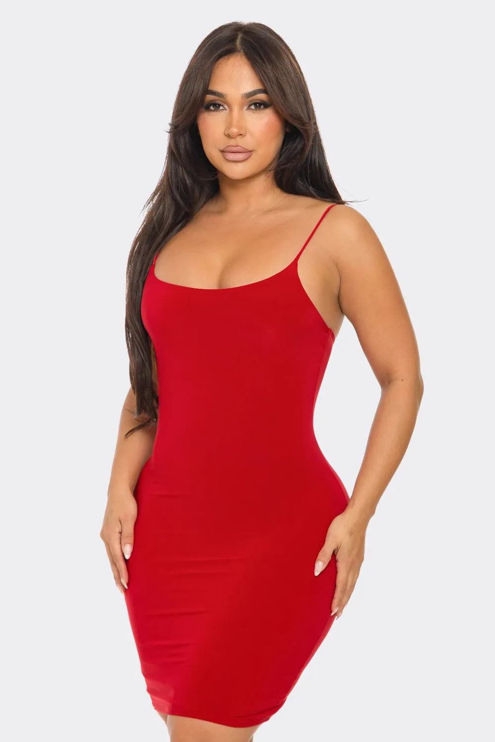 Spaghetti Strap Mini Dress