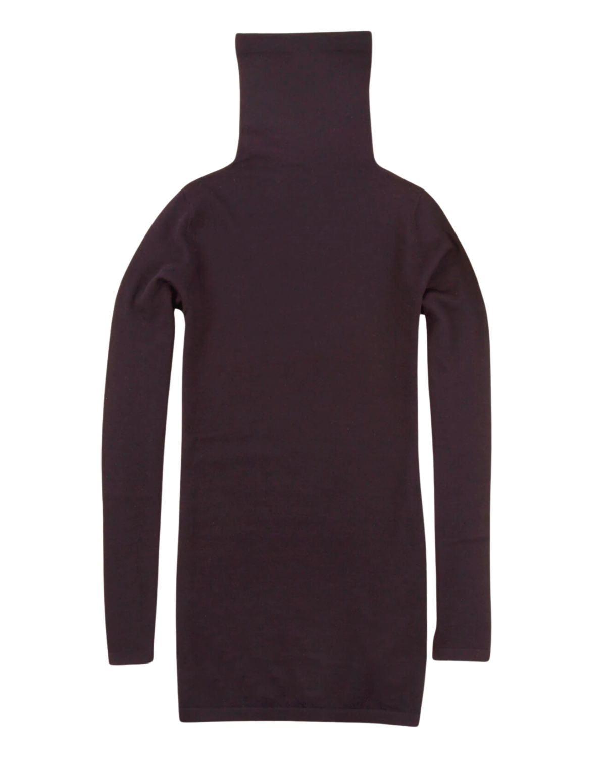 Superfine Funnel Neck Sweater (Chocolate)