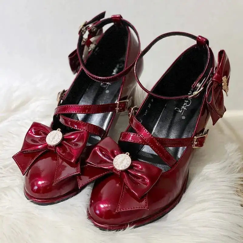 Sweet Lolita Bow Princess Shoes MK15950