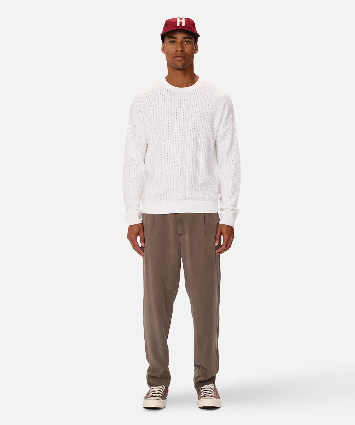 The Alessio Crew Neck Sweater - Ivory